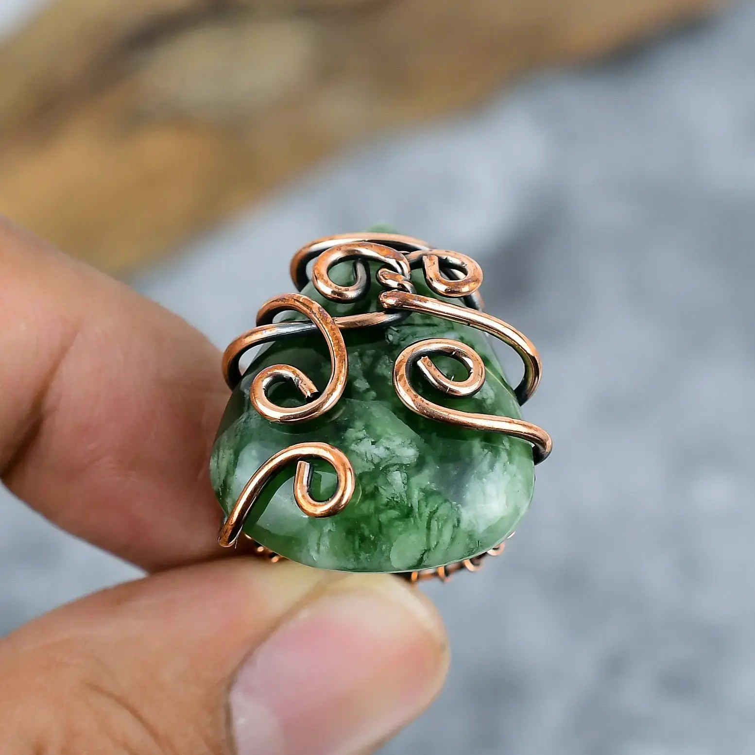 Copper Wire Ring thumb