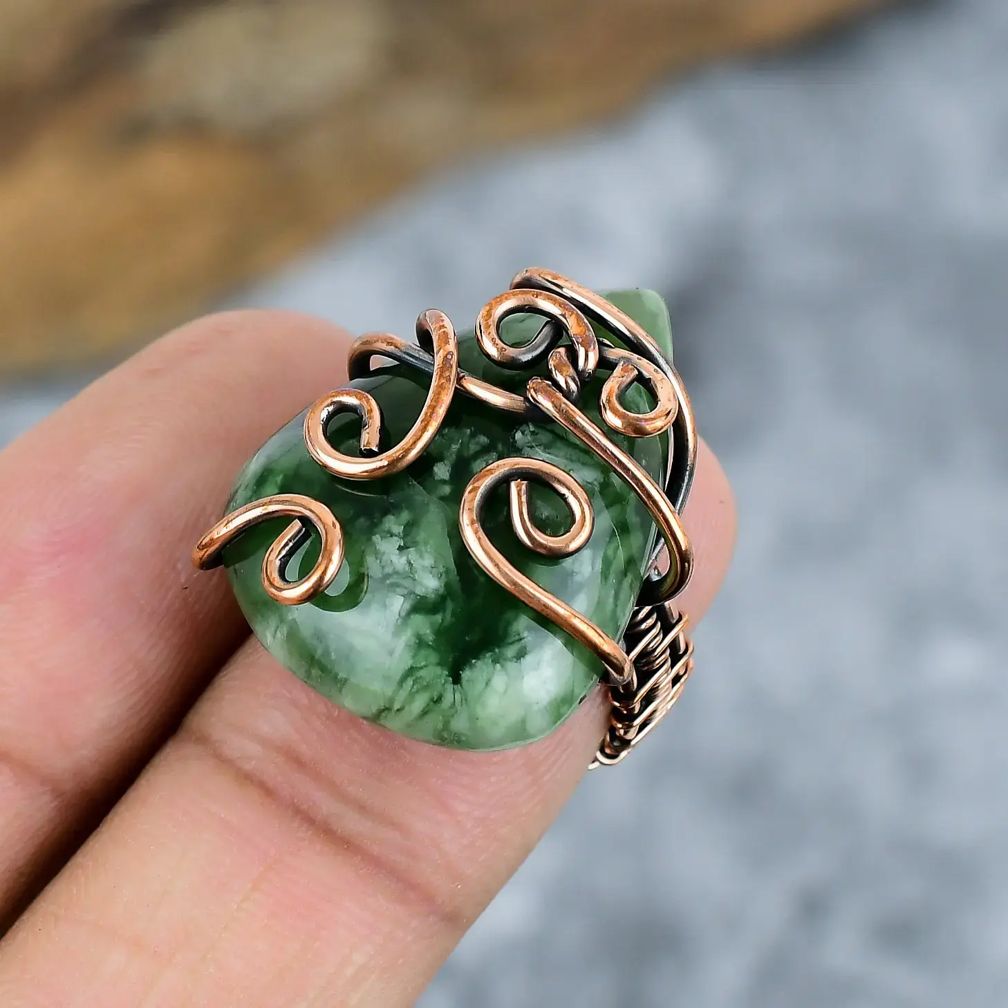 Copper Wire Ring thumb