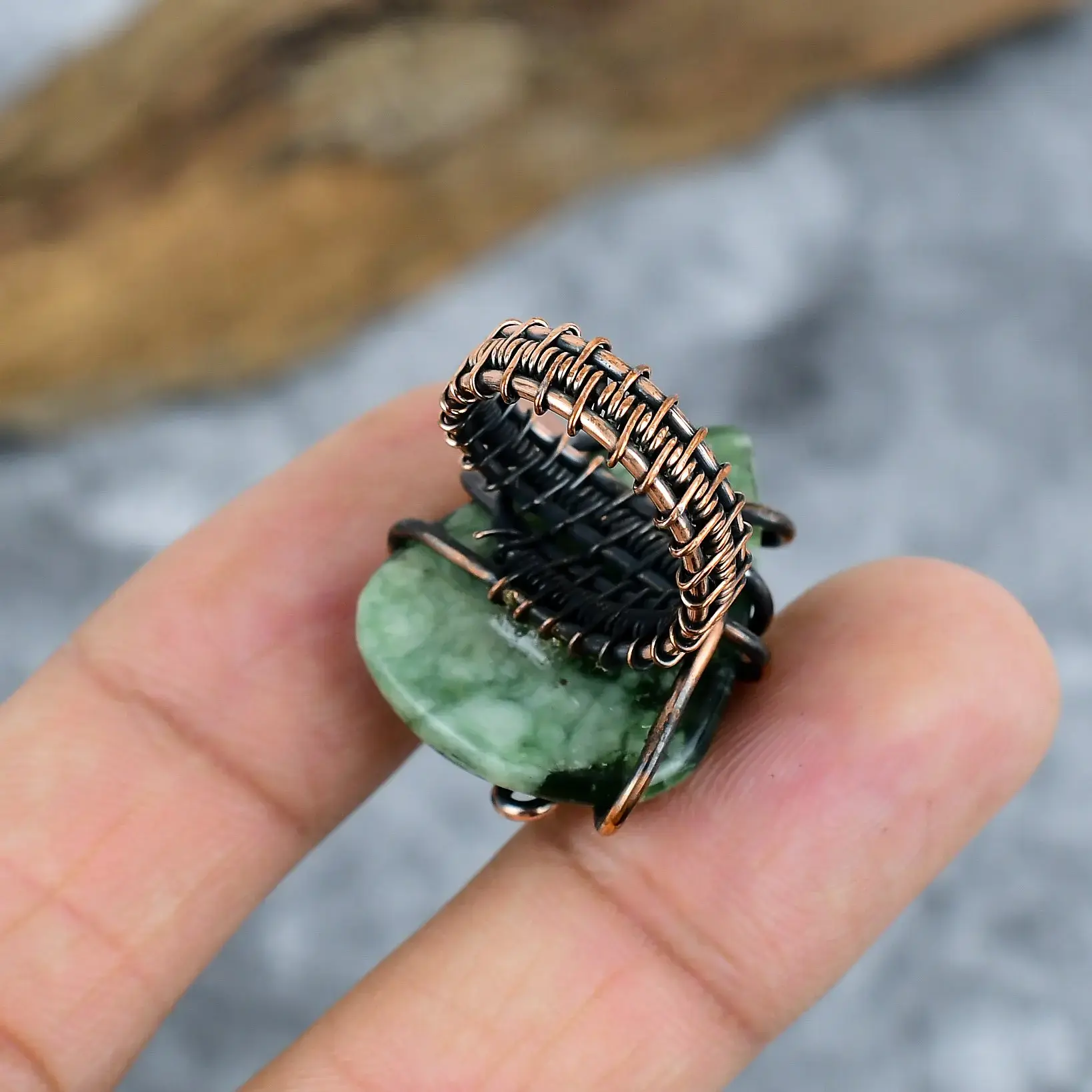 Copper Wire Ring thumb