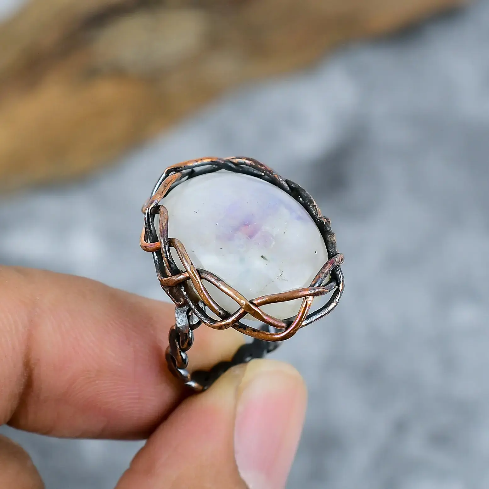 Copper Wire Ring thumb