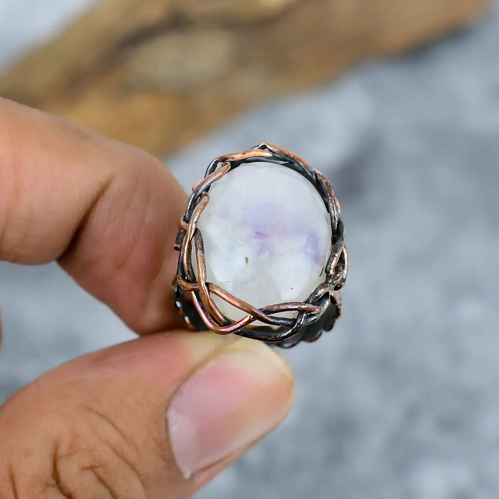 Copper Wire Ring thumb