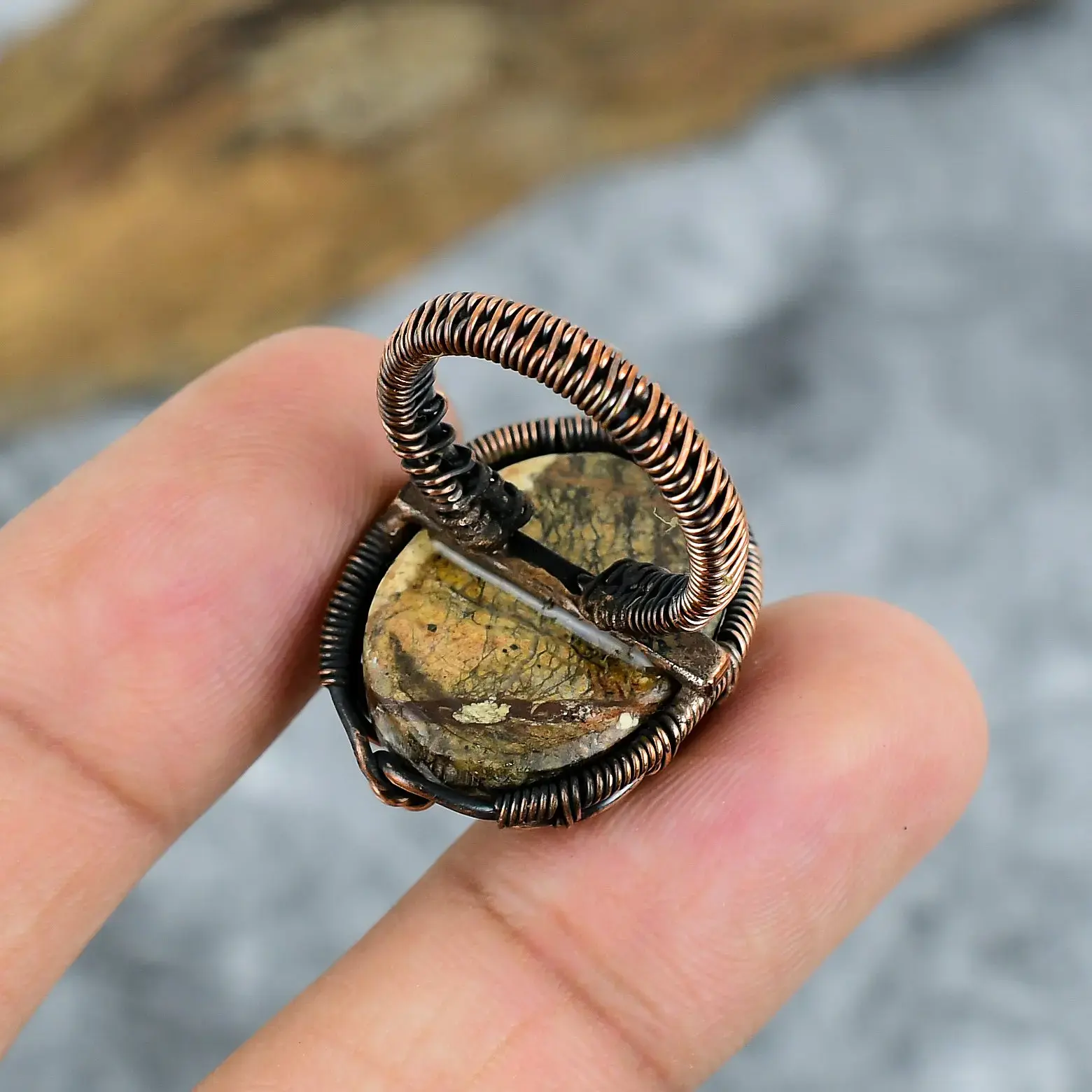 Copper Wire Ring thumb