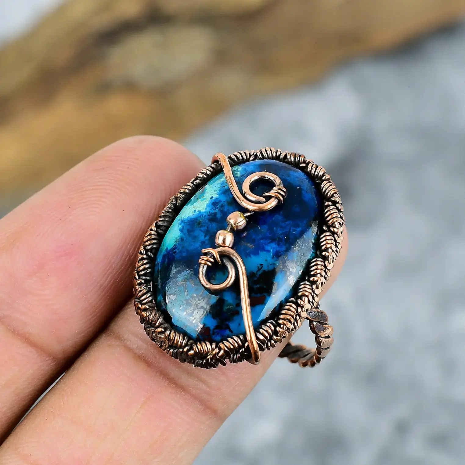 Copper Wire Ring thumb