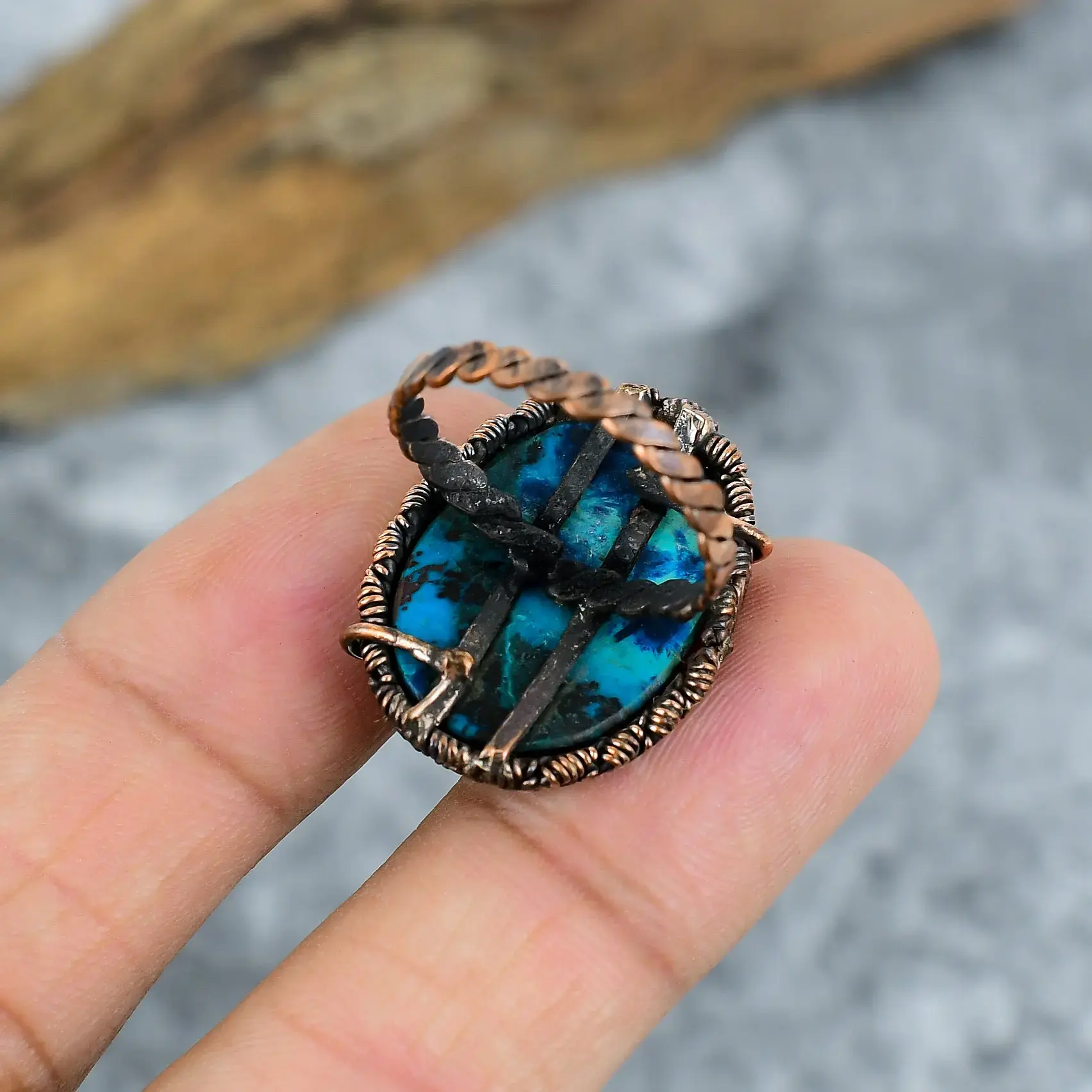 Copper Wire Ring thumb