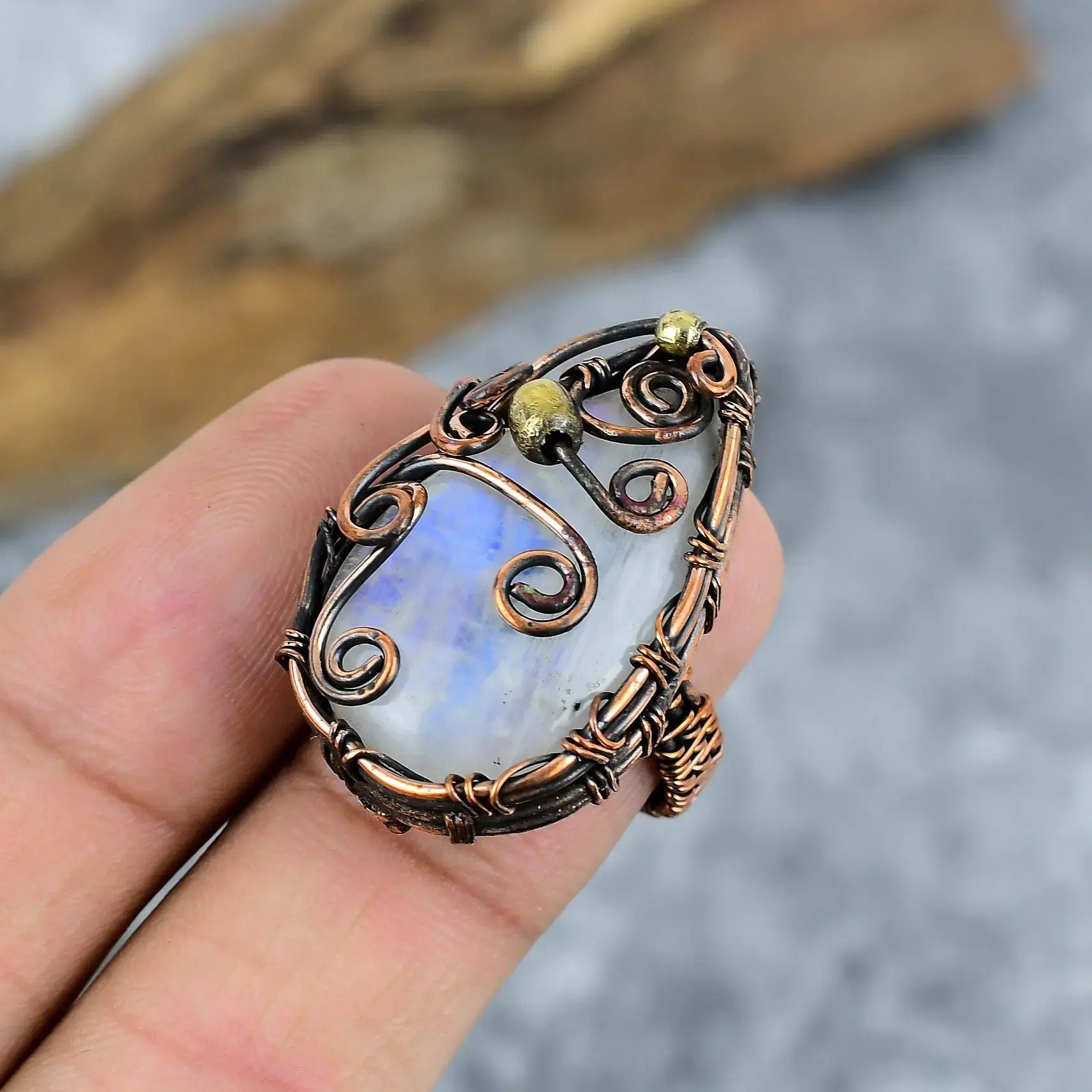 Copper Wire Ring thumb