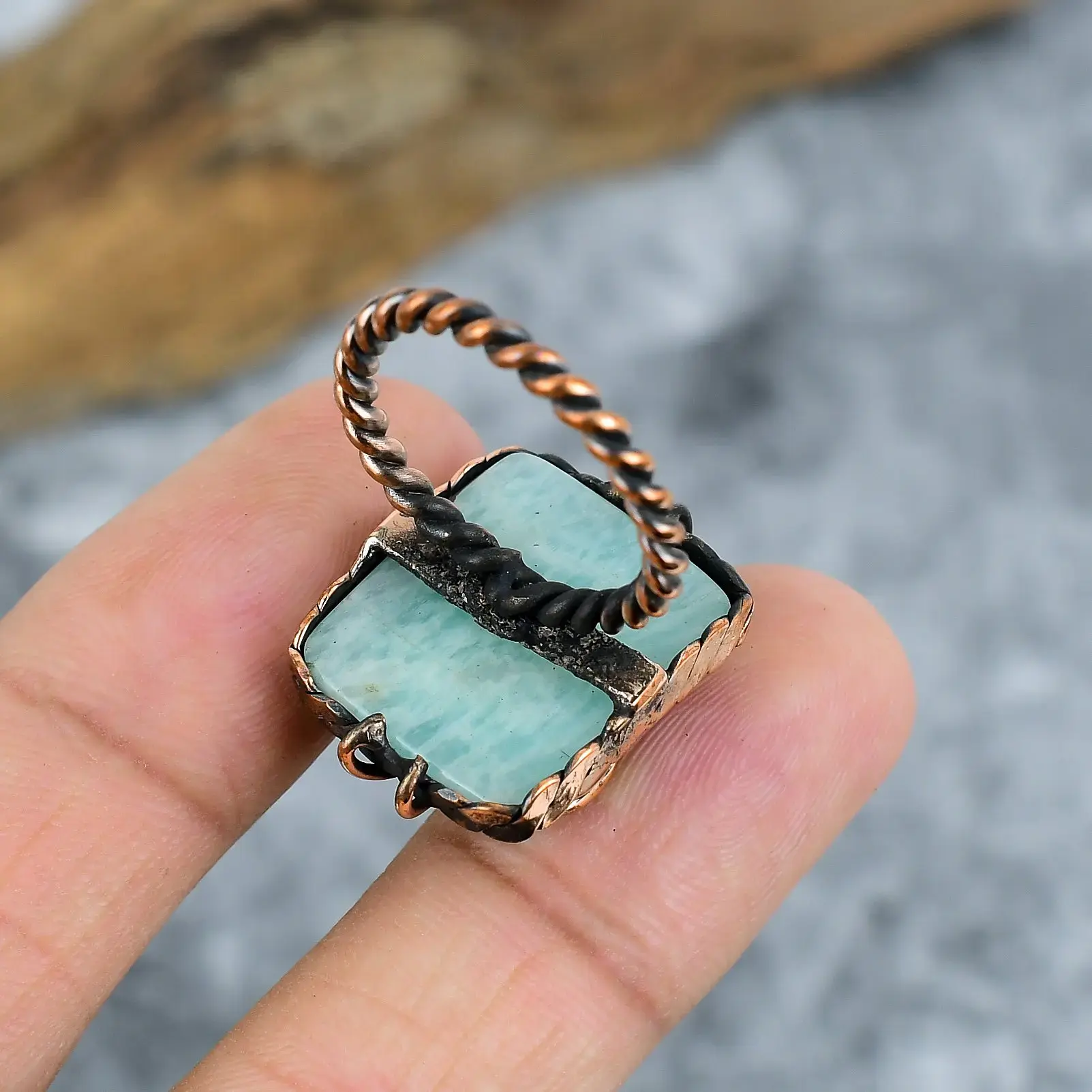 Copper Wire Ring thumb