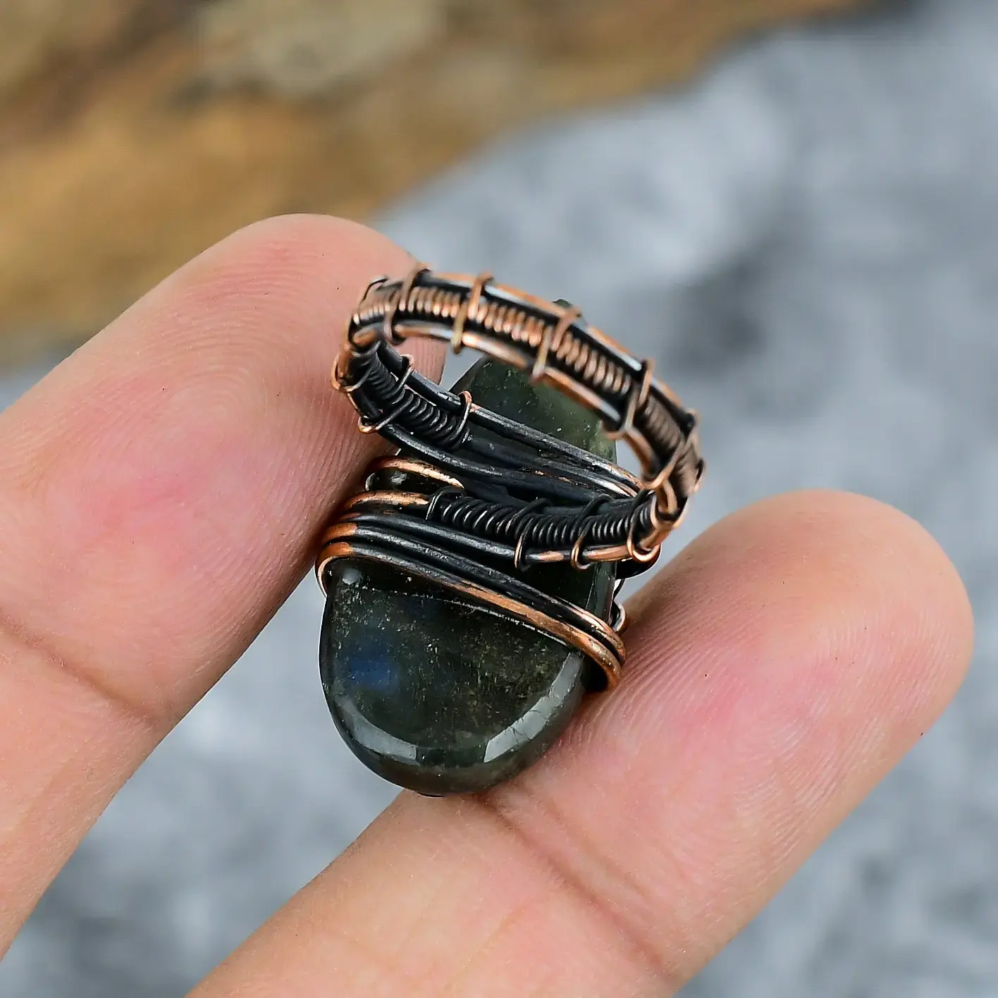 Copper Wire Ring thumb
