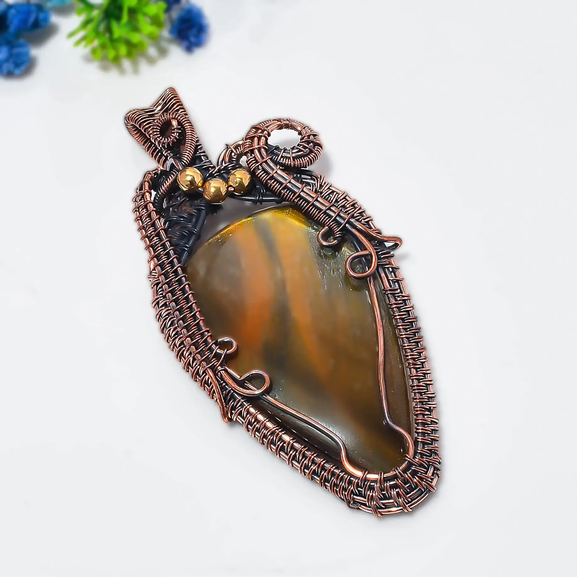 Copper Wire Pendant thumb