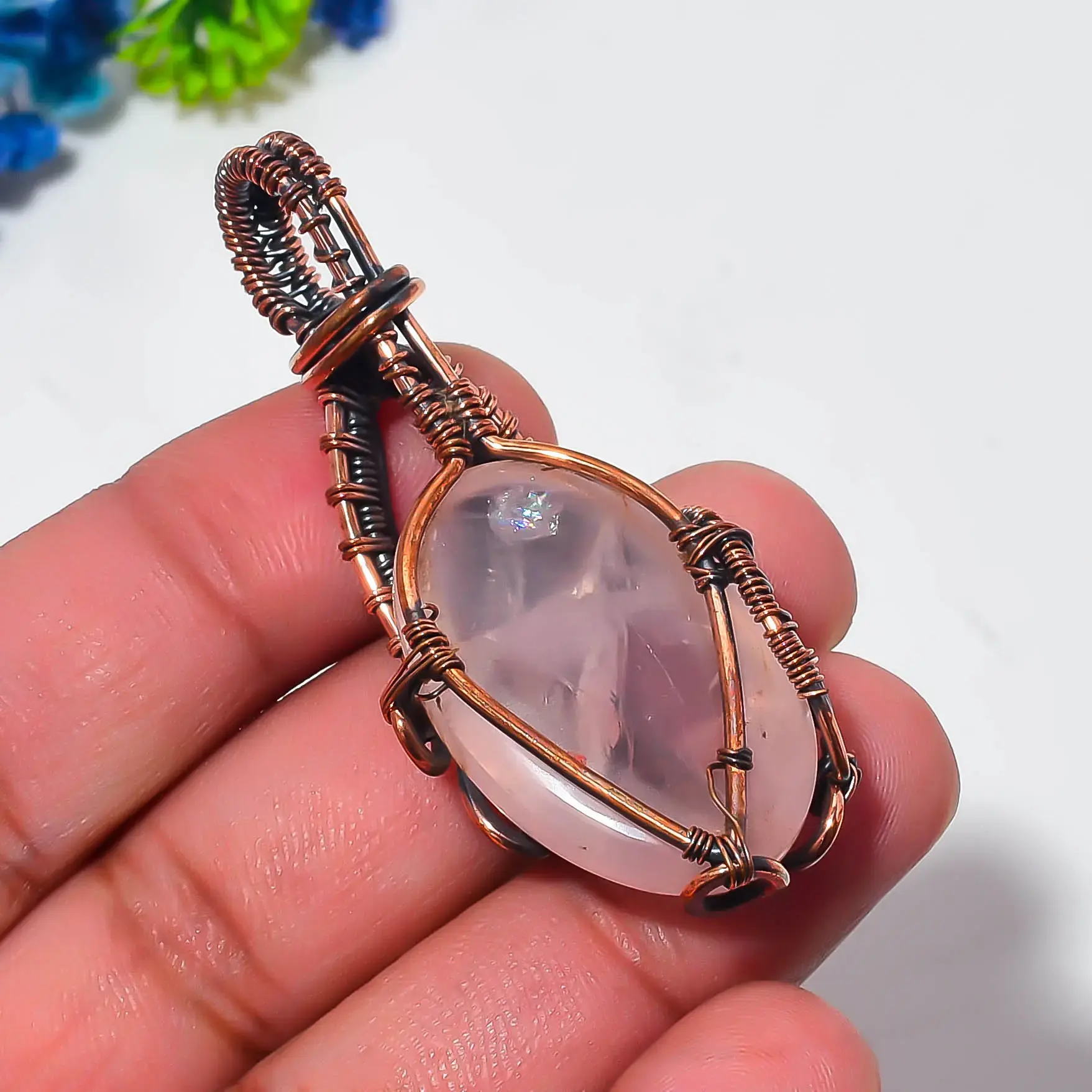 Copper Wire Pendant thumb