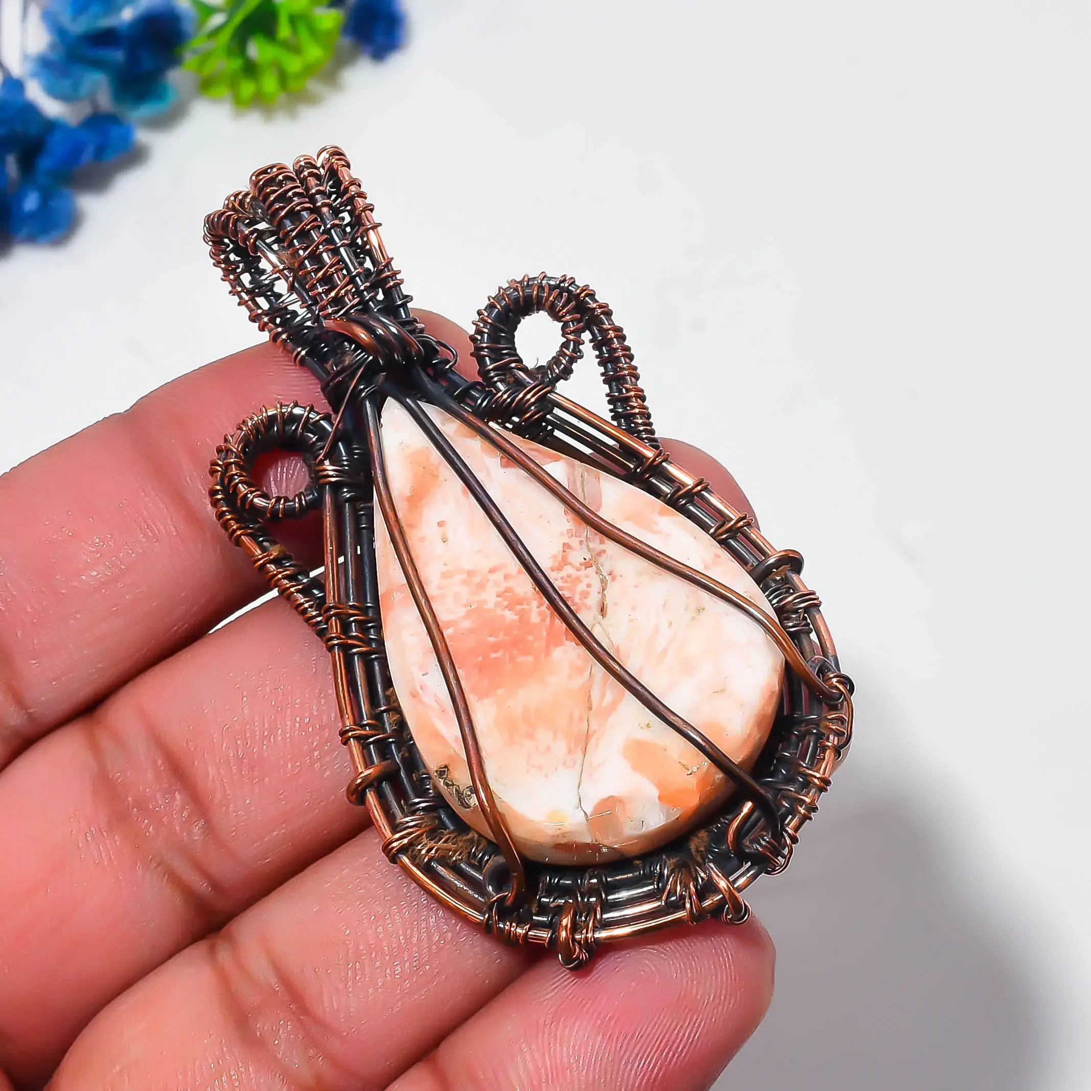 Copper Wire Pendant thumb