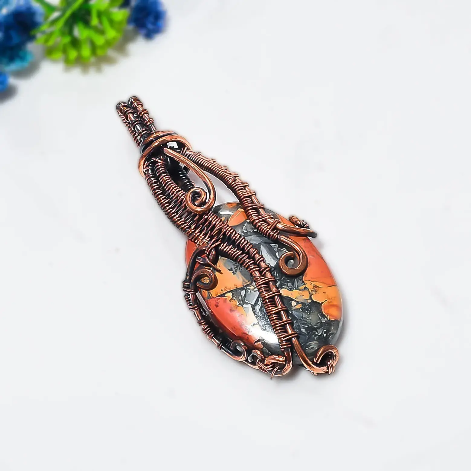 Copper Wire Pendant thumb