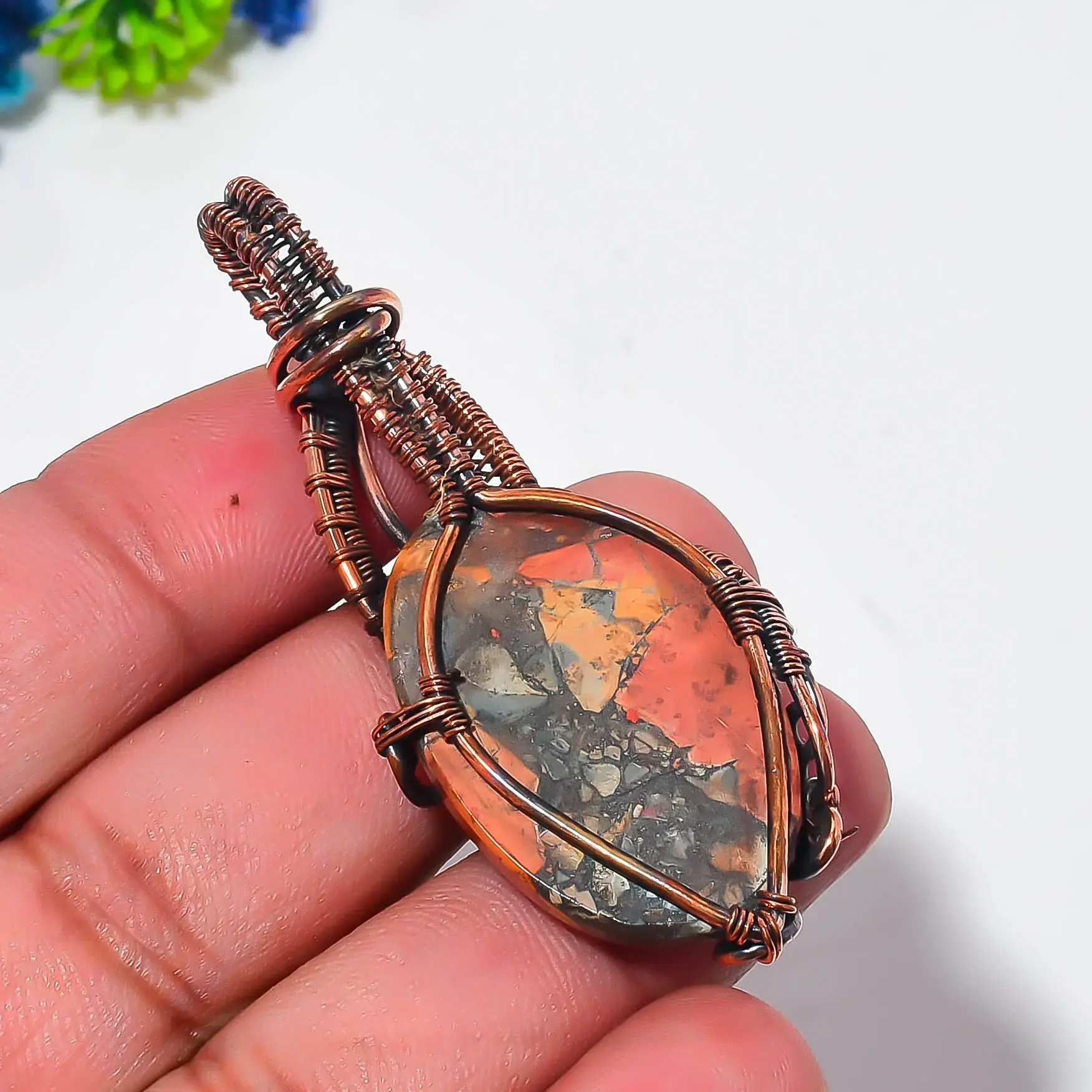 Copper Wire Pendant thumb