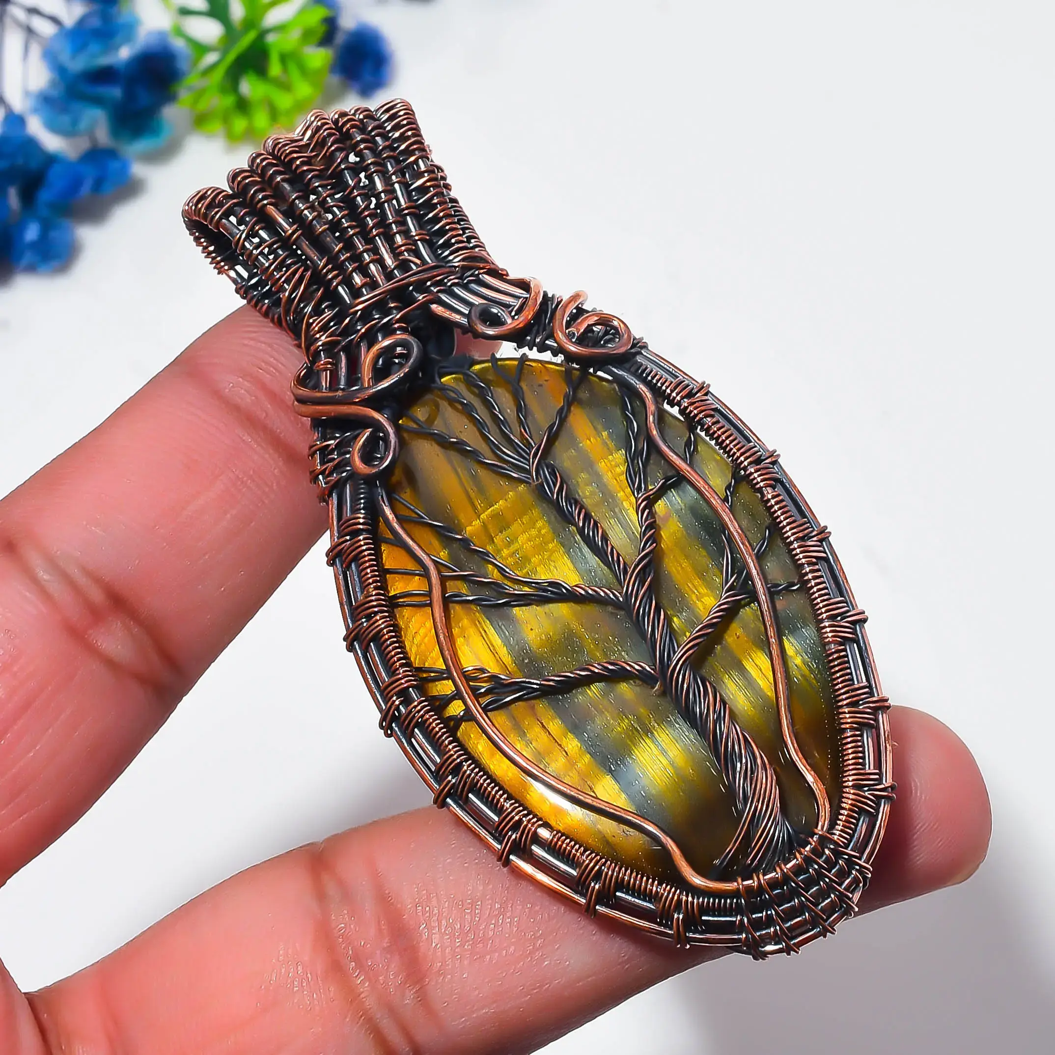 Copper Wire Pendant thumb