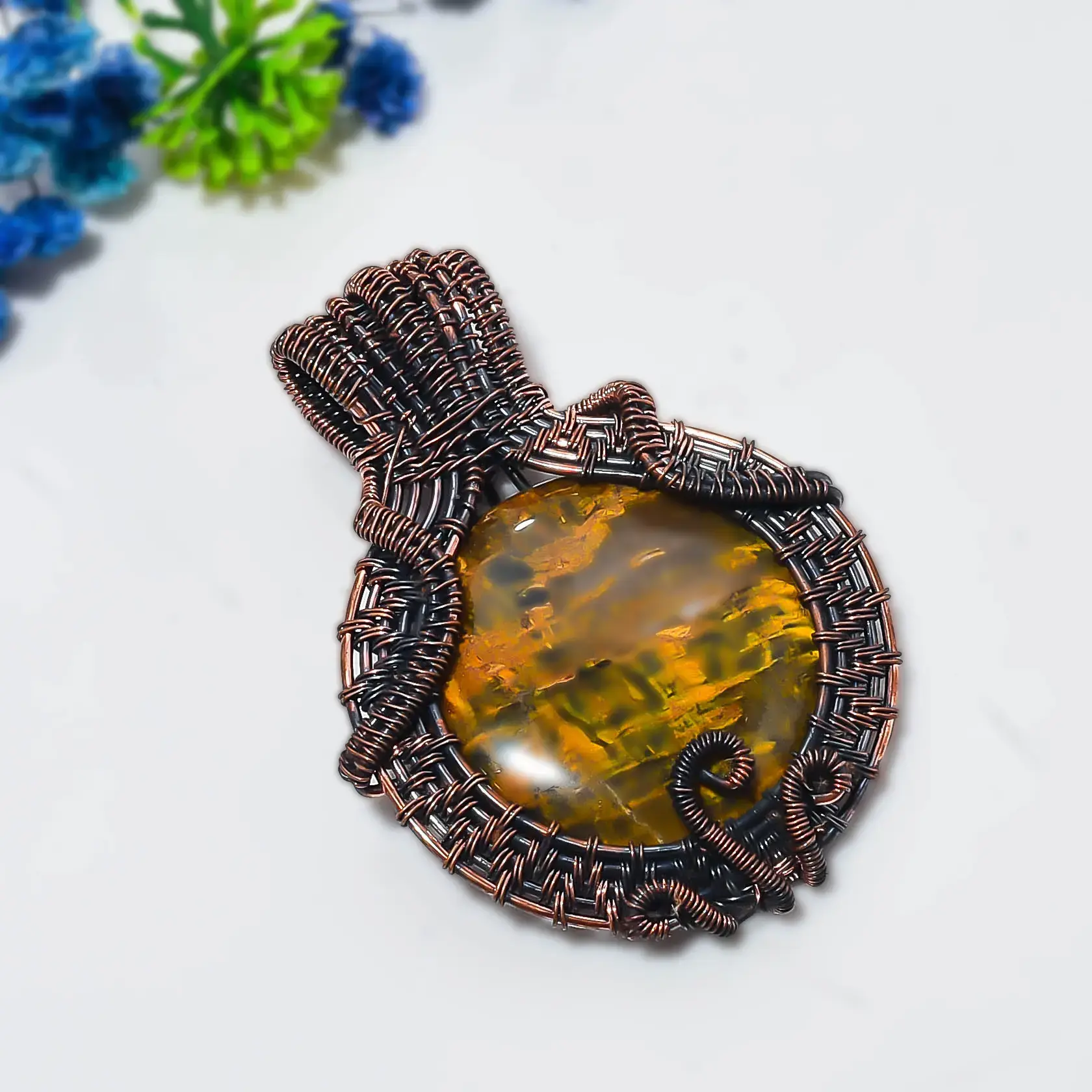 Copper Wire Pendant thumb