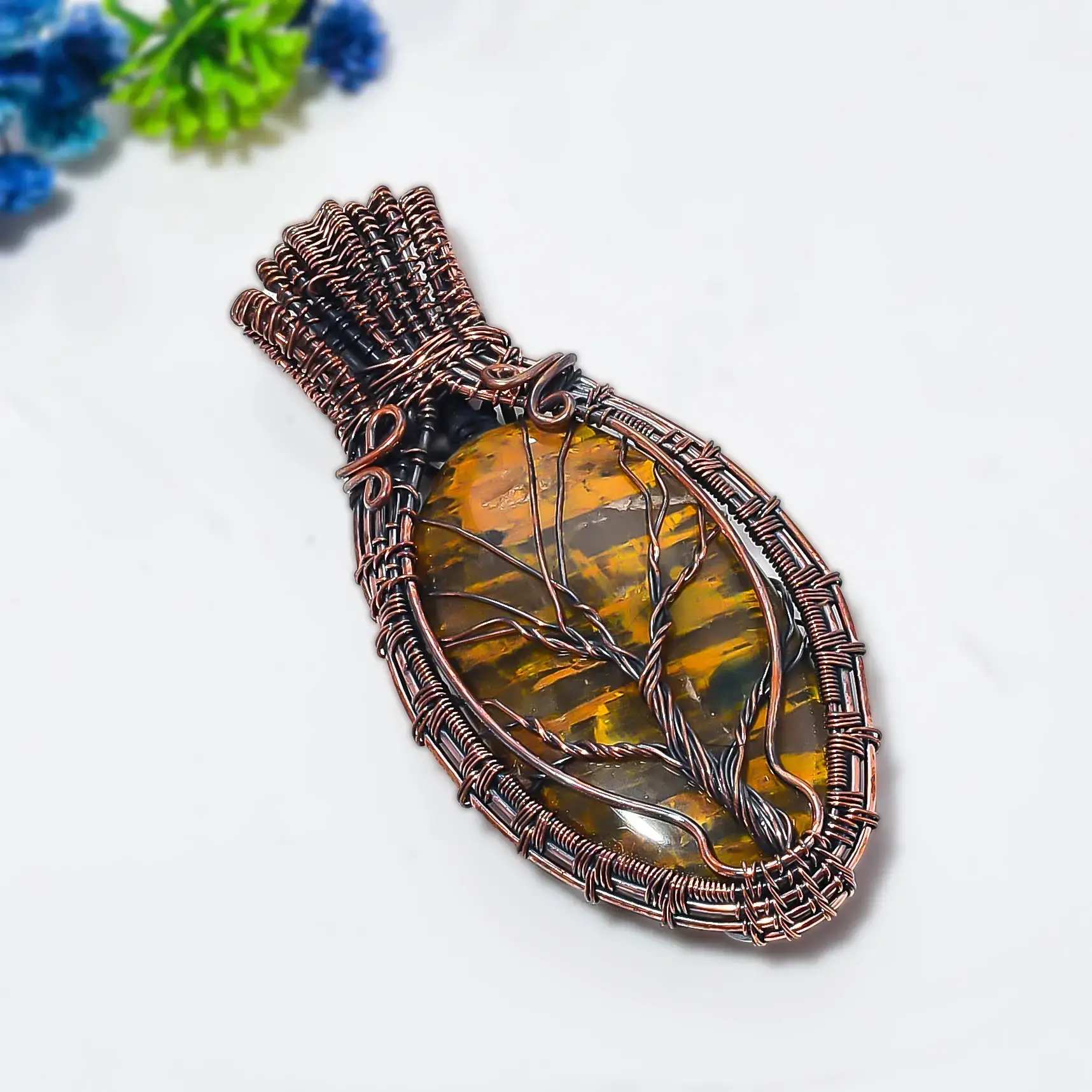 Copper Wire Pendant thumb