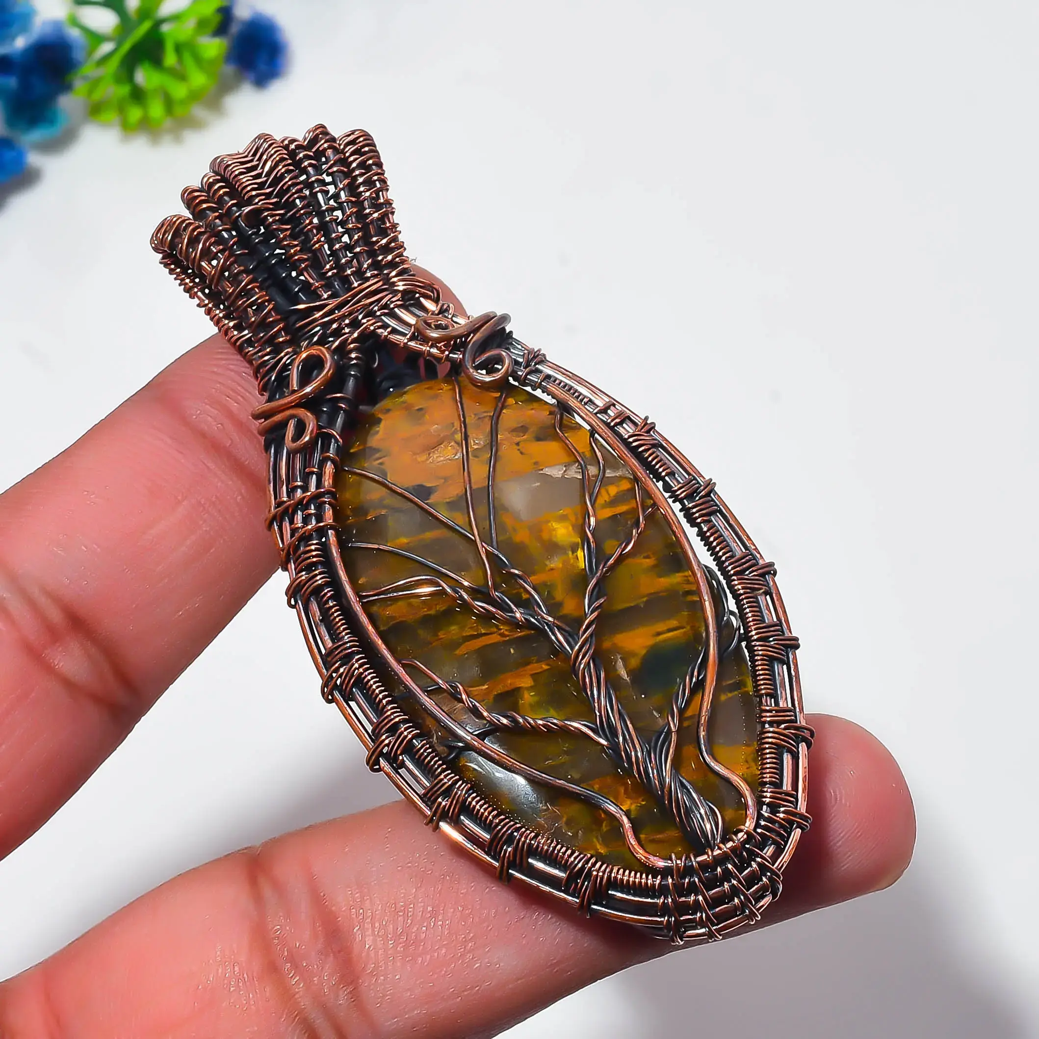 Copper Wire Pendant thumb