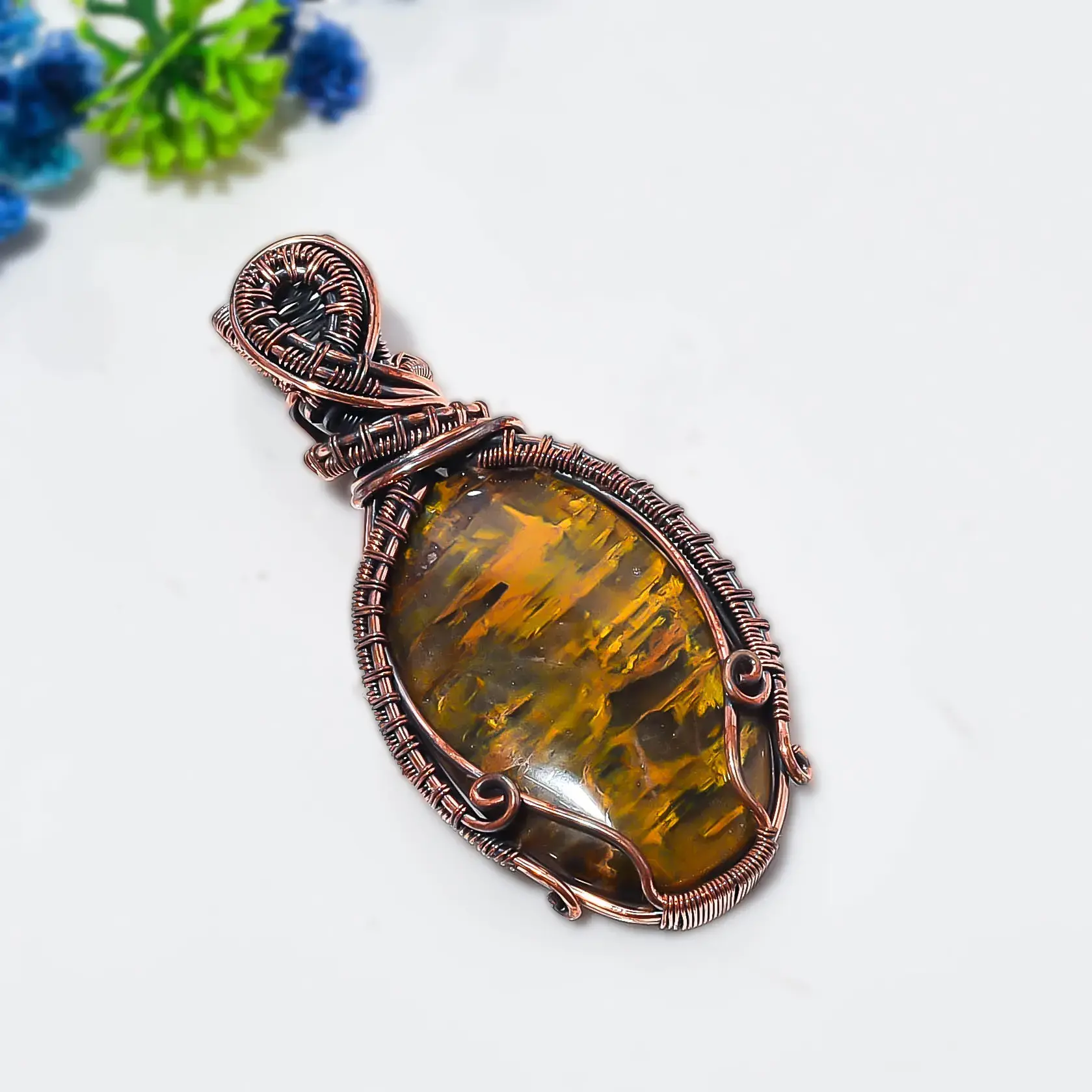 Copper Wire Pendant thumb