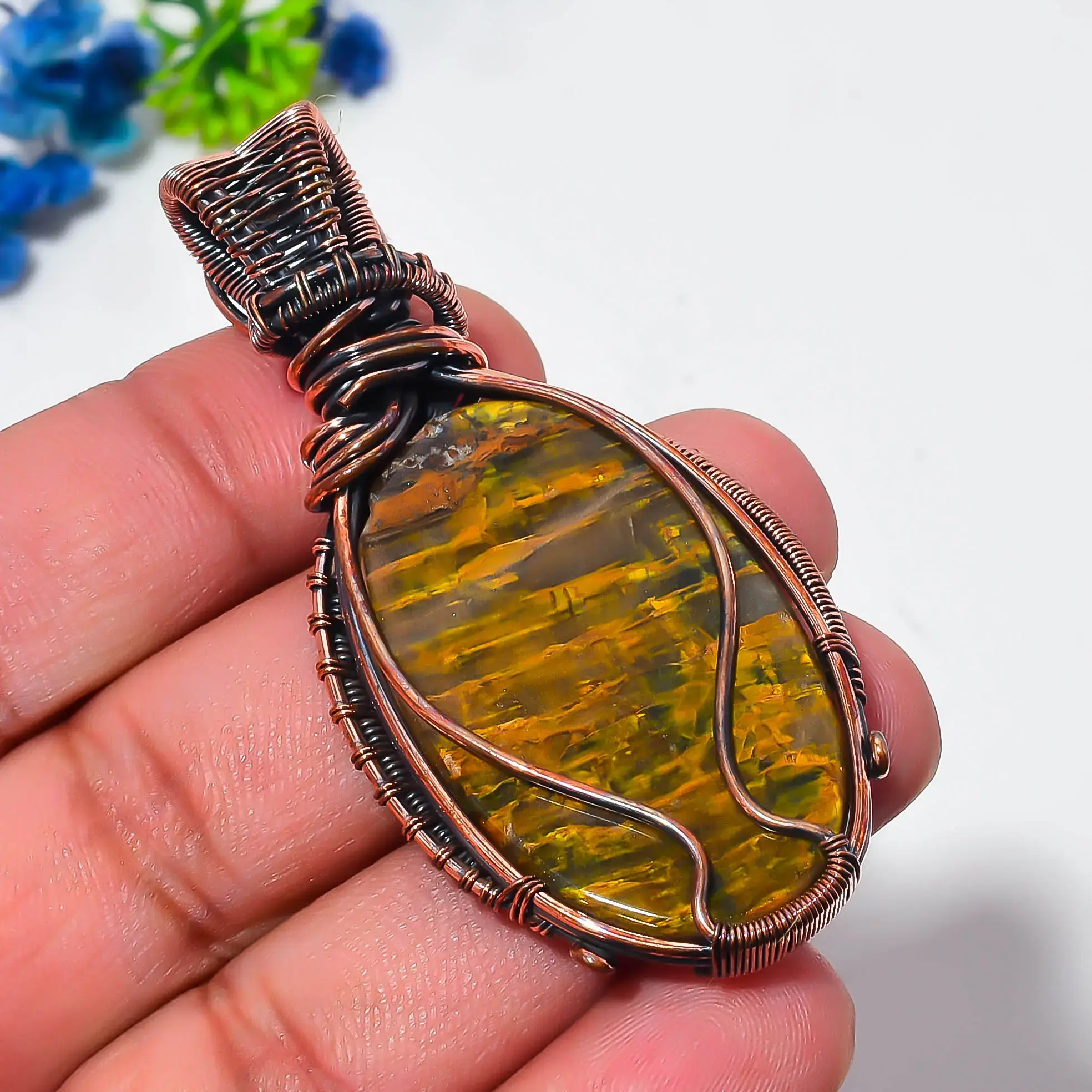 Copper Wire Pendant thumb