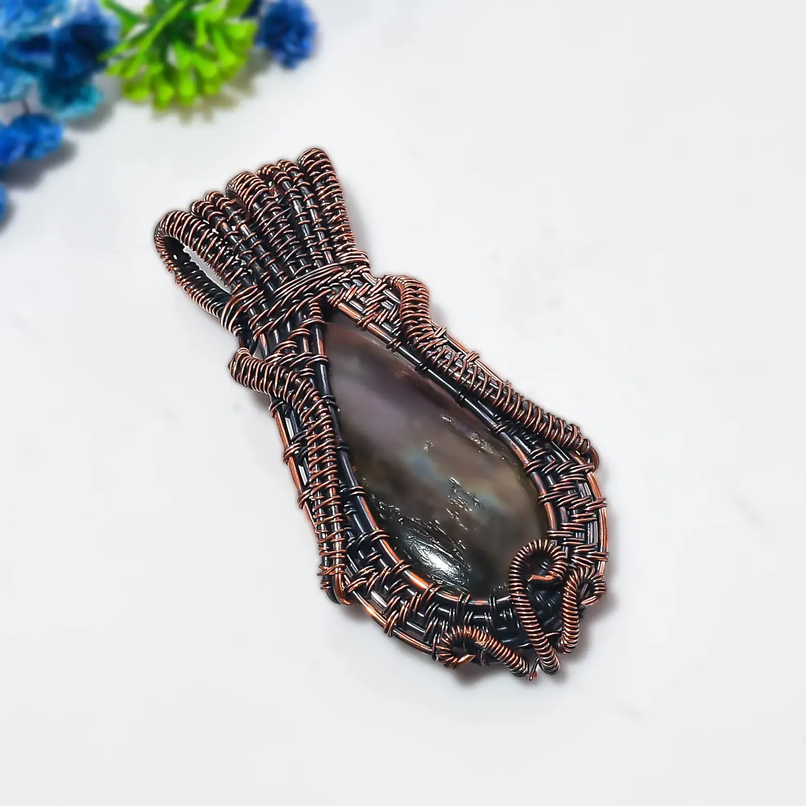 Copper Wire Pendant thumb