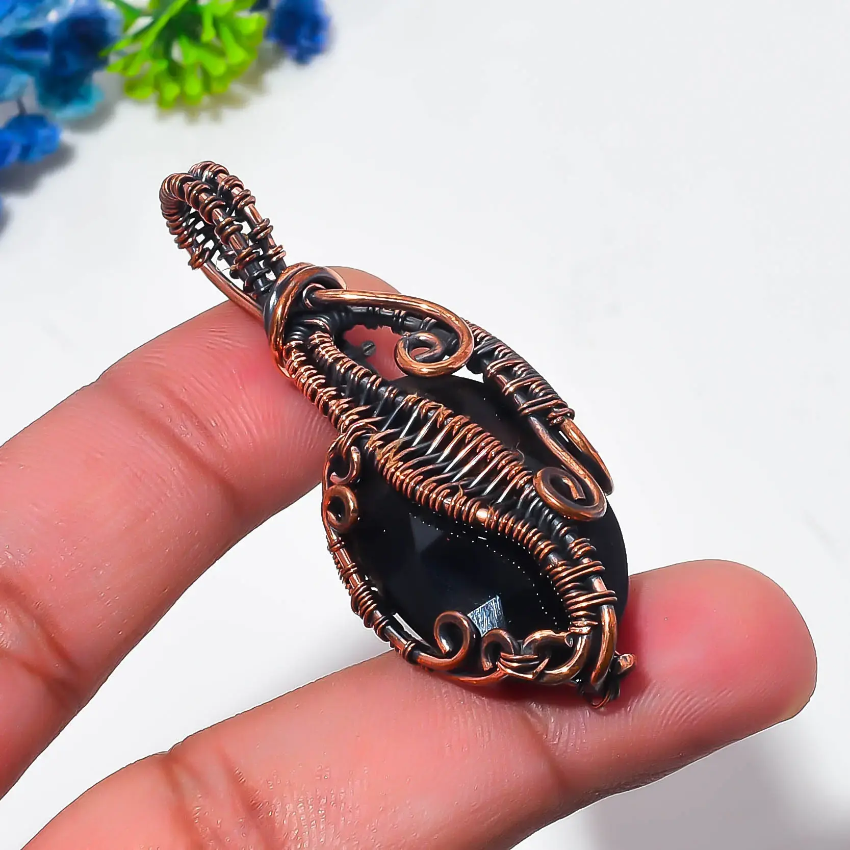Copper Wire Pendant thumb