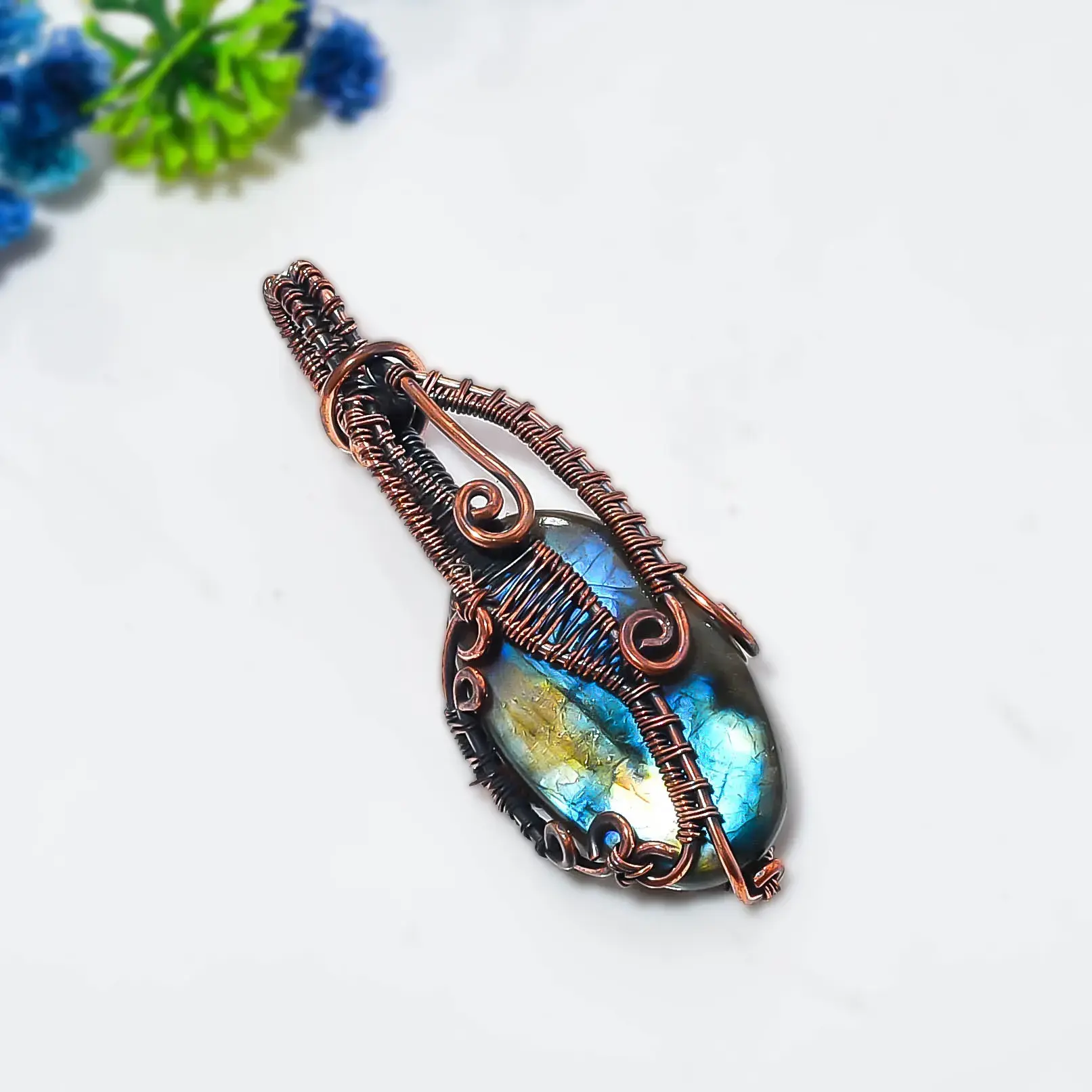 Copper Wire Pendant thumb