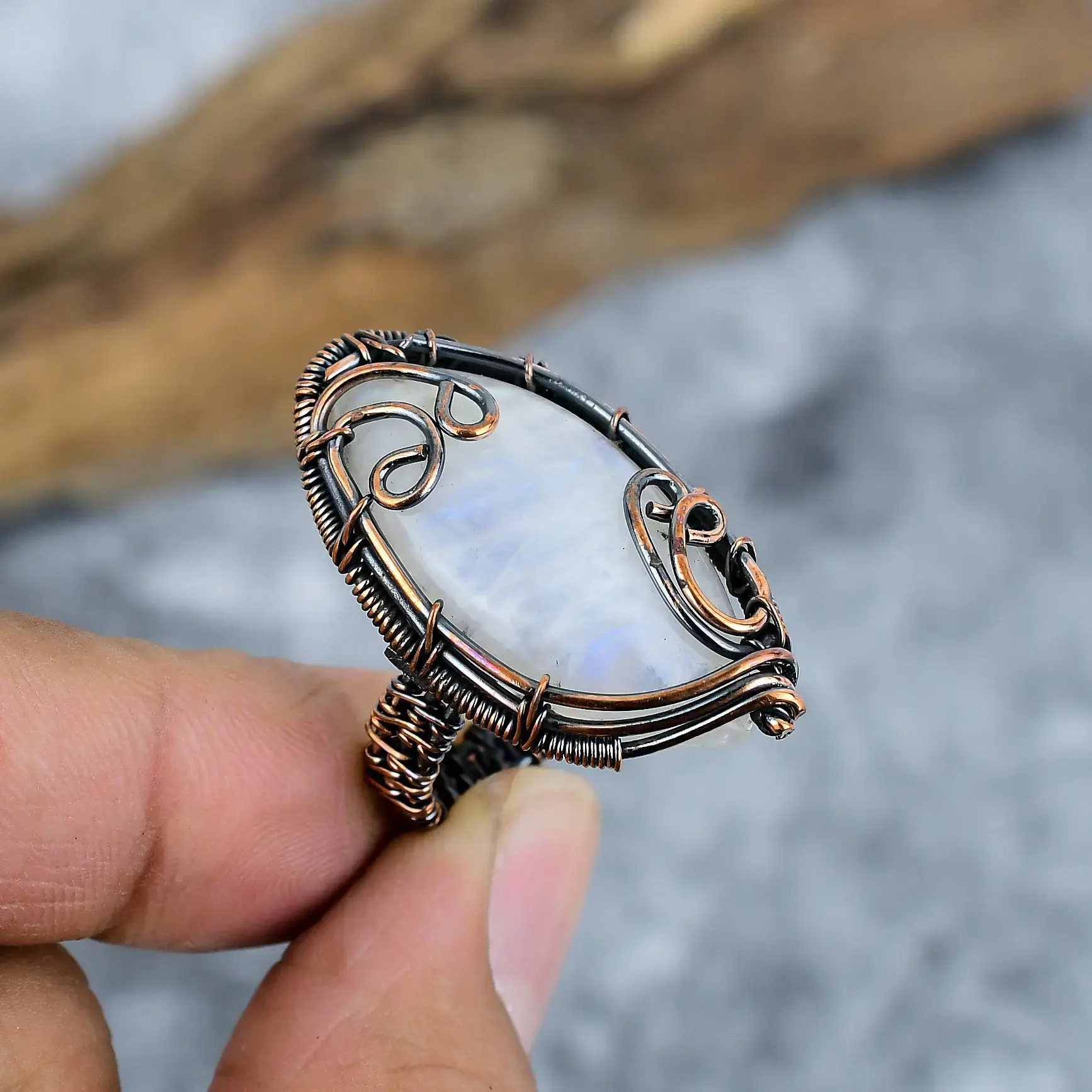 Copper Wire Ring thumb