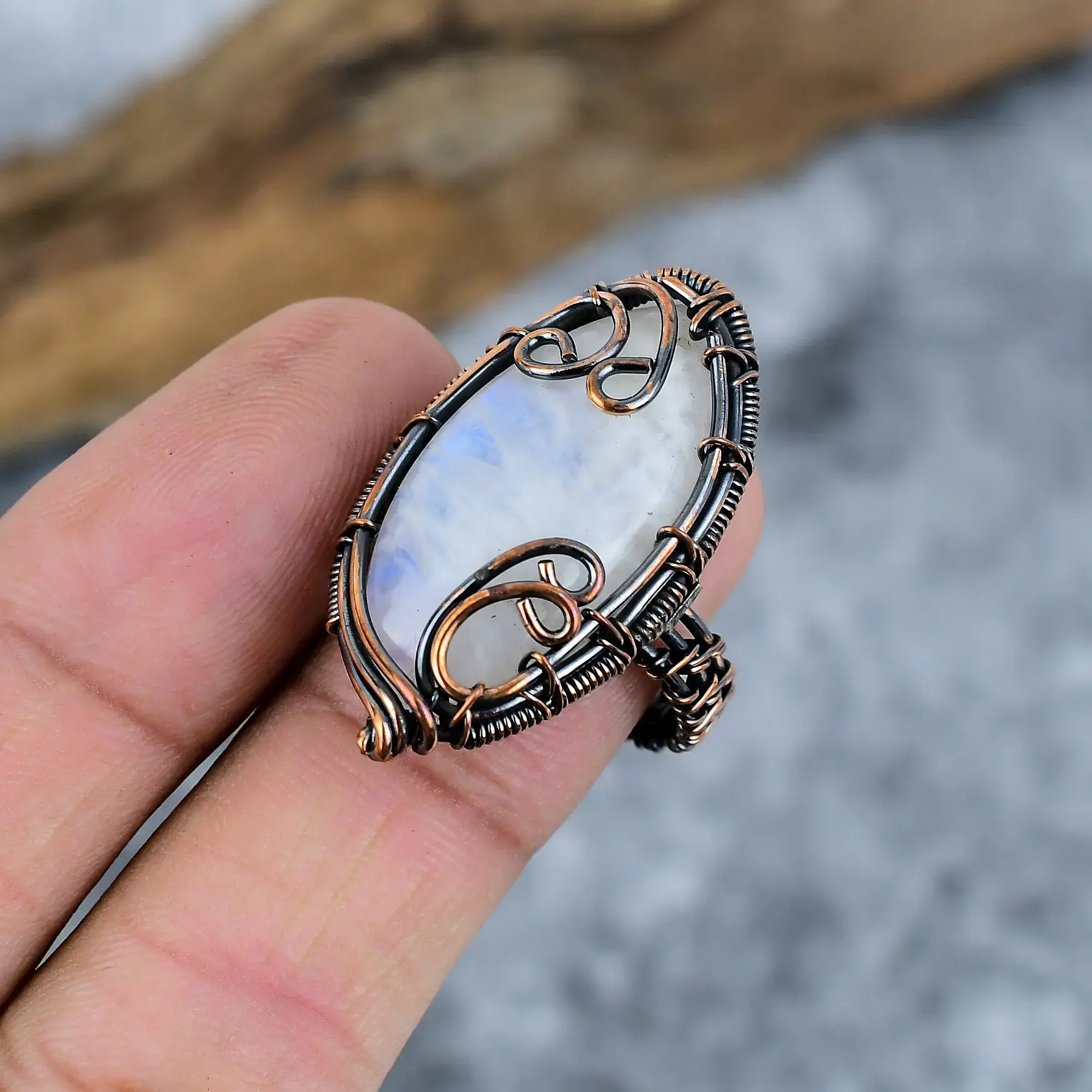 Copper Wire Ring thumb