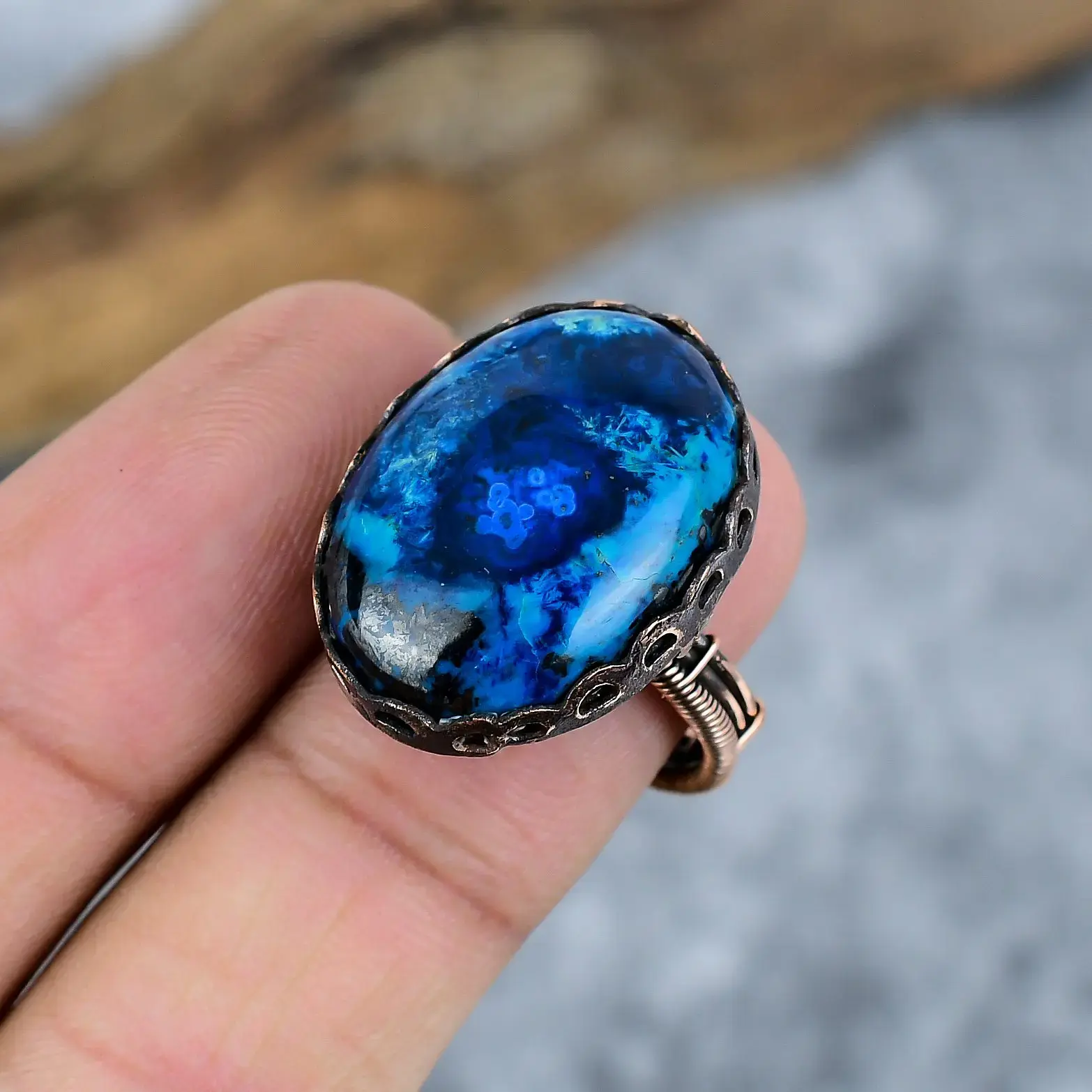 Copper Wire Ring thumb