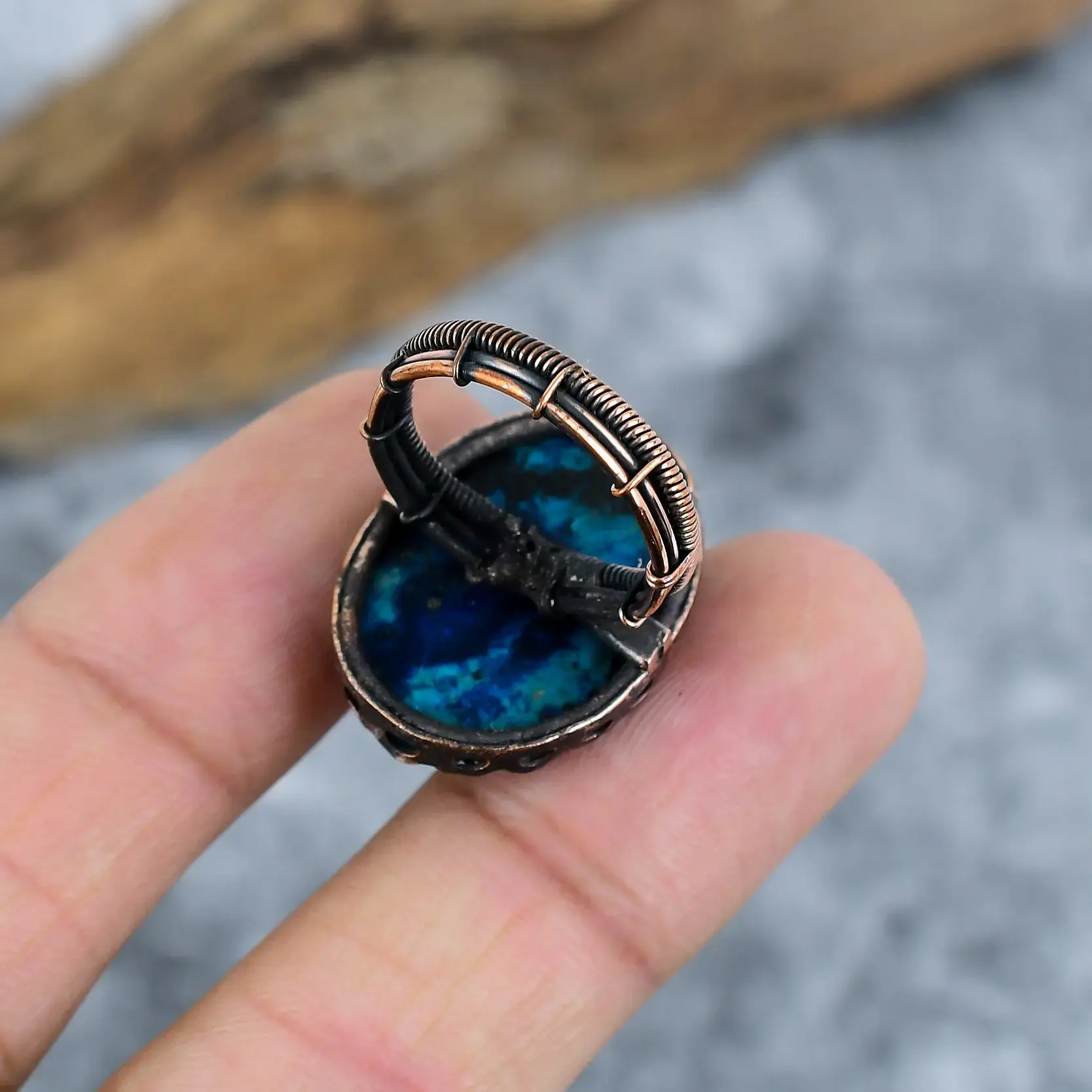 Copper Wire Ring thumb