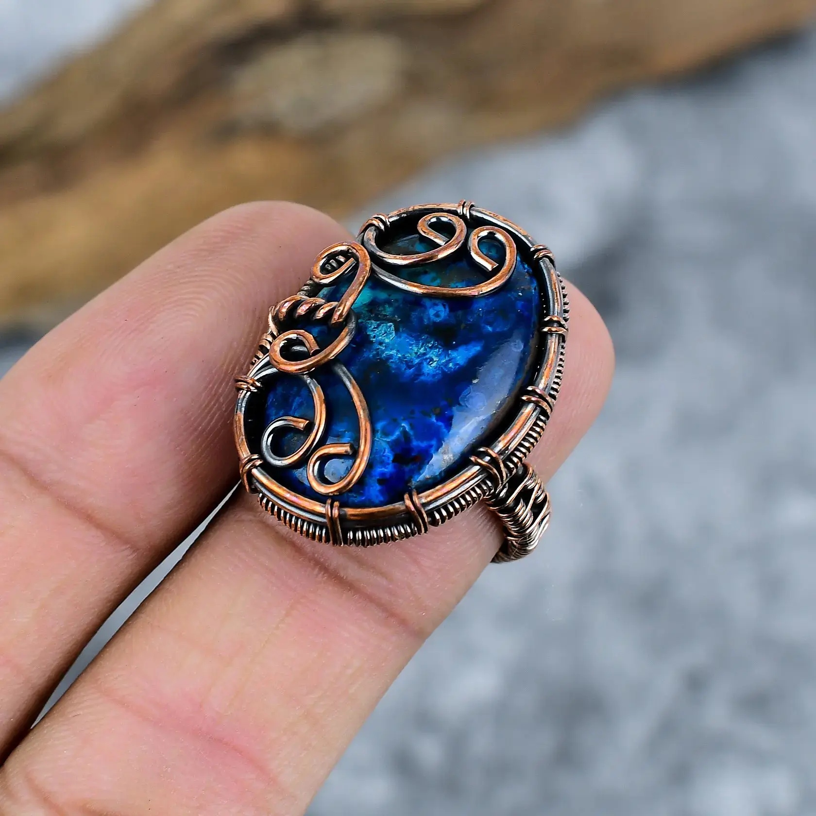 Copper Wire Ring thumb