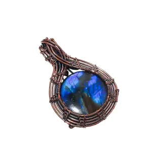 Copper Wire Pendant