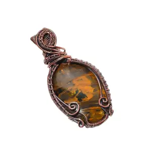 Copper Wire Pendant