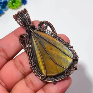 Copper Wire Pendant alternate