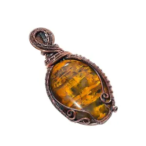 Copper Wire Pendant
