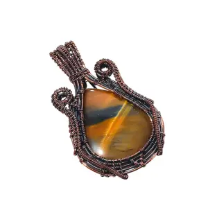Copper Wire Pendant