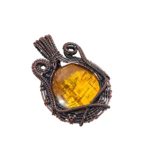 Copper Wire Pendant