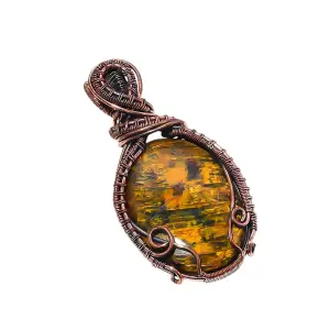 Copper Wire Pendant