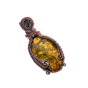 Copper Wire Pendant