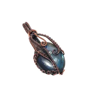 Copper Wire Pendant