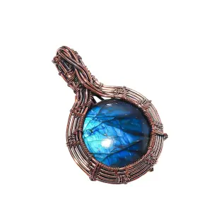 Copper Wire Pendant