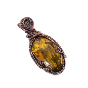 Copper Wire Pendant
