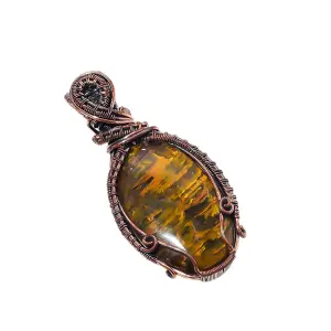 Copper Wire Pendant