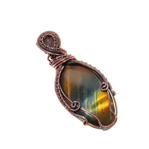 Copper Wire Pendant